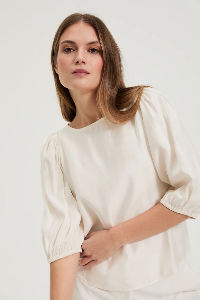 KOSZULA DAMSKA L-KO-4914 CREAM-pakiet