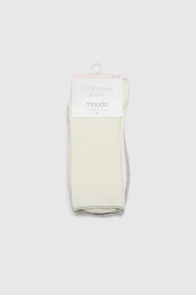 WOMEN'S SOCKS Z-SK-4514 OFF WHITE