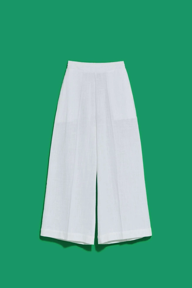 LADIES PANTS L-SP-4018 WHITE