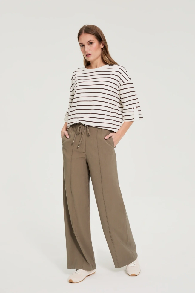 WOMEN'S PANTS L-SP-4903 D.OLIVE