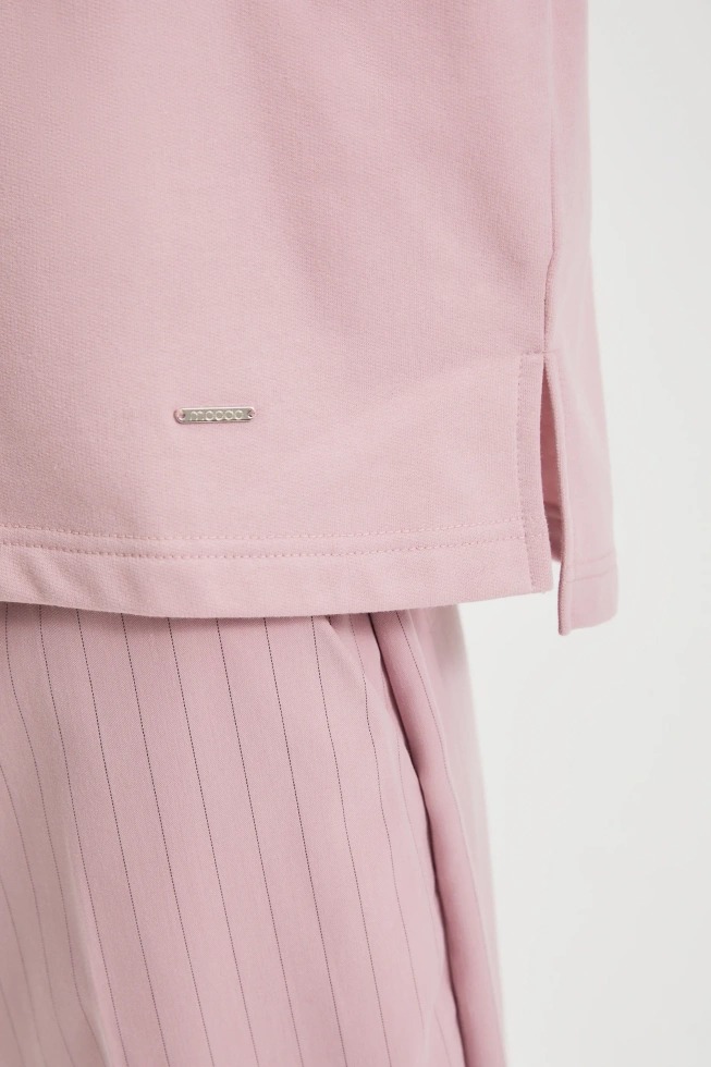 WOMEN'S SWEATSHIRT L-BL-4909 DUSTY PINK