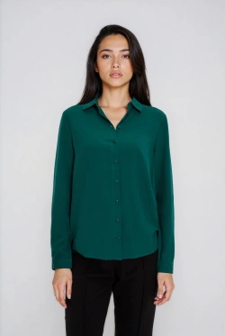 WOMEN'S SHIRT Z-KO-4822 D.GREEN
