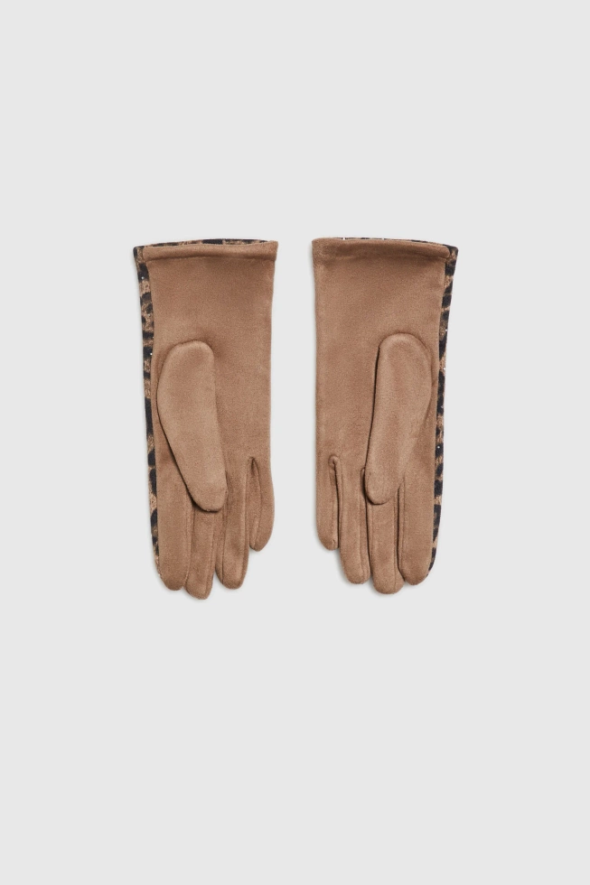 WOMEN'S GLOVES Z-RE-4802 COFFEE