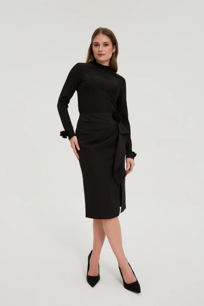 WOMEN'S LONGSLEEVE Z-TS-4822 BLACK