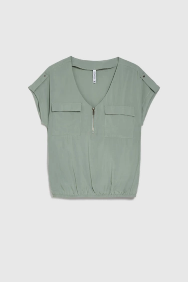 WOMEN'S SHIRT L-KO-4606 OLIVE