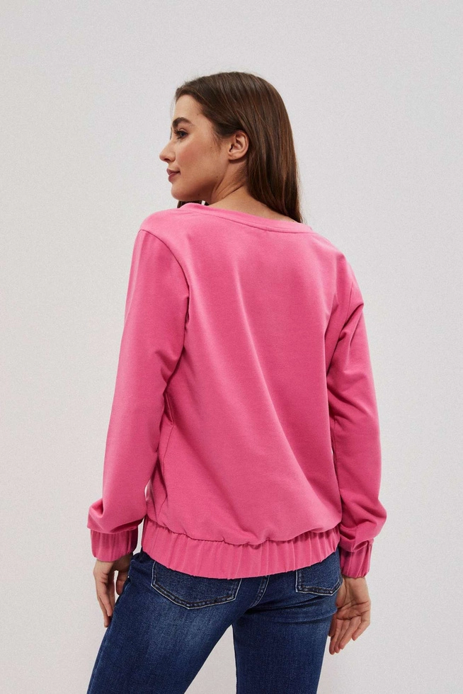 V-neck sweatshirt