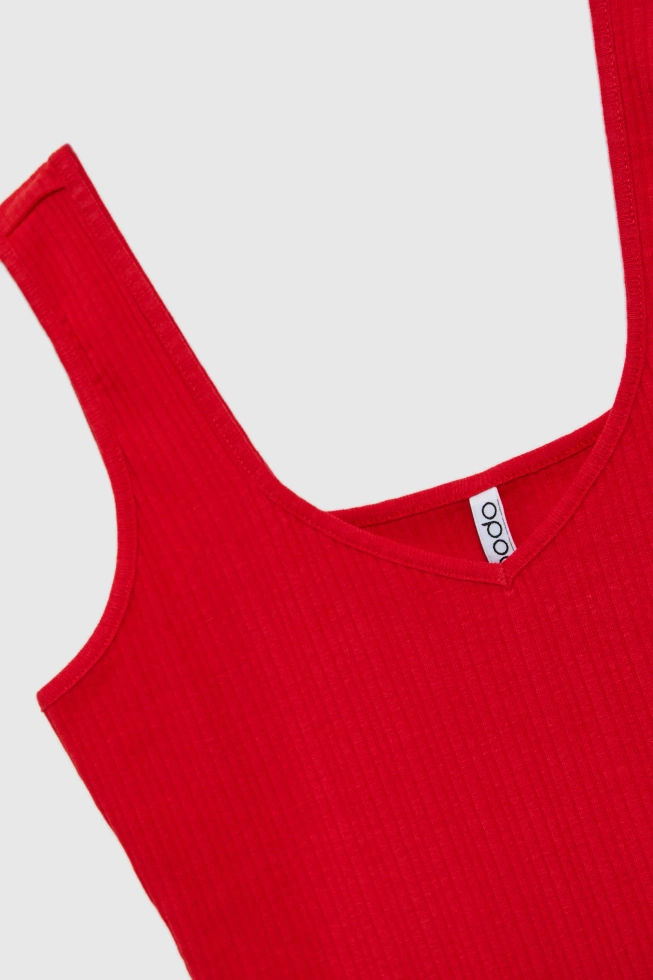 WOMEN'S TOP L-TS-4683 RED-set