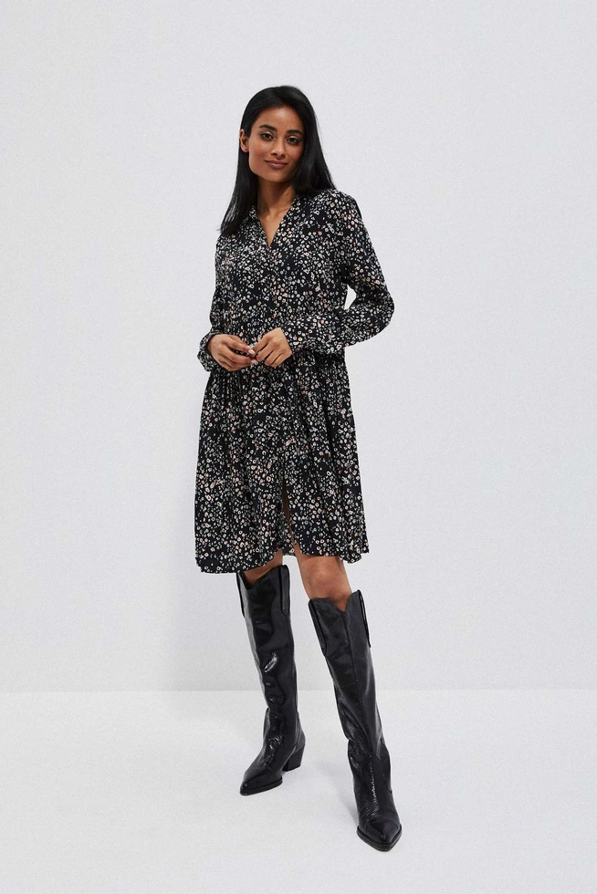 Dress with a colorful print