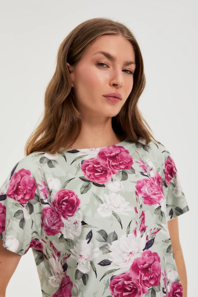 WOMEN'S TSHIRT L-TS-4939 OLIVE