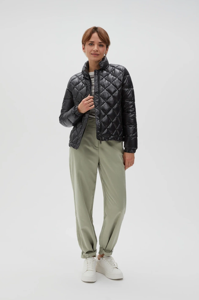 WOMEN'S JACKETS L-KU-4606 BLACK