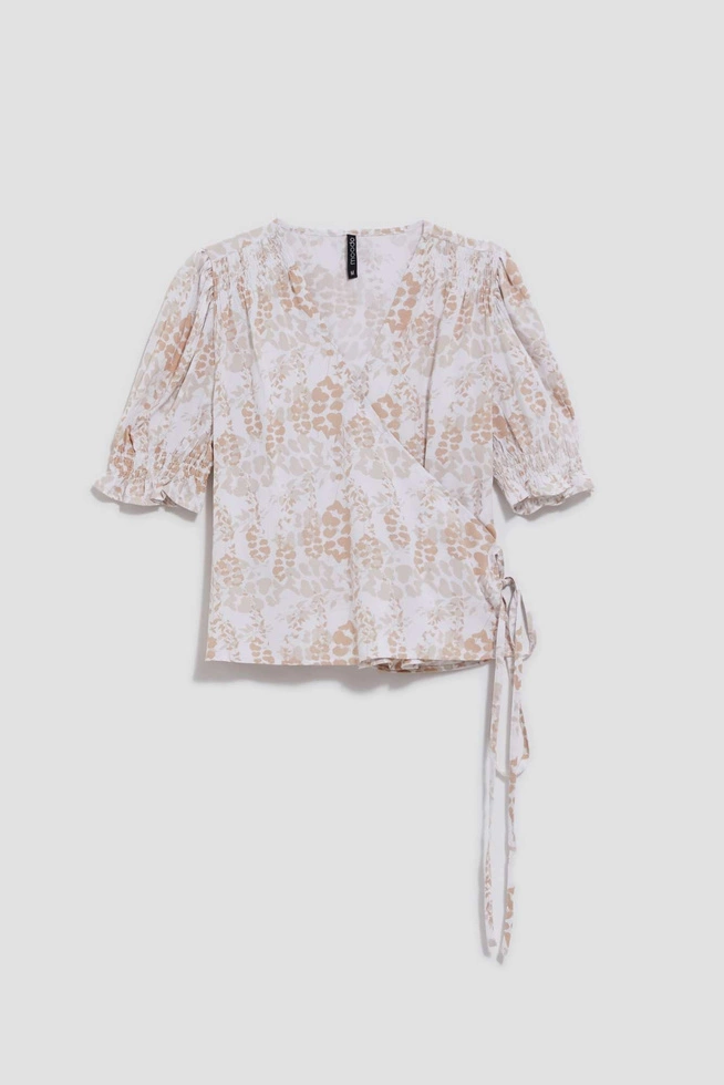 LADIES SHIRT L-KO-4027 OFF WHITE