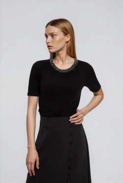 WOMEN'S SWEATER Z-SW-4864 BLACK