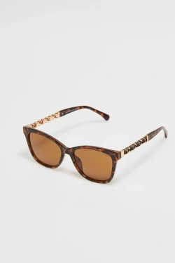 OKULARY DAMSKIE L-OK-4608 BROWN-pakiet