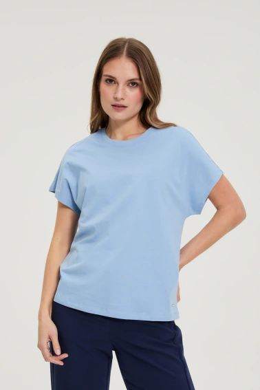 KOSZULKA DAMSKA L-TS-4947 BLUE