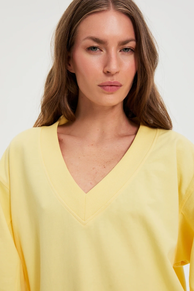 BLUZA DAMSKA L-BL-4906 L.YELLOW