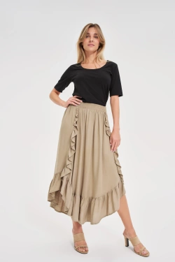 WOMEN'S SKIRT L-SC-4615 OLIVE-set