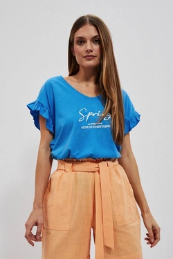 LADIES TSHIRT L-TS-4078 FRESH BLUE