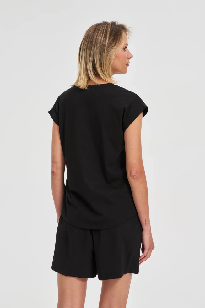 KOSZULKA DAMSKA L-TS-4739 BLACK