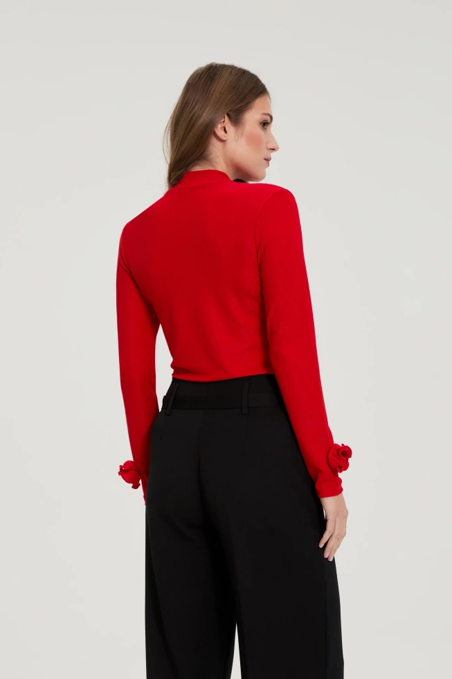 BLUZKA DAMSKA Z-TS-4822 RED-pakiet
