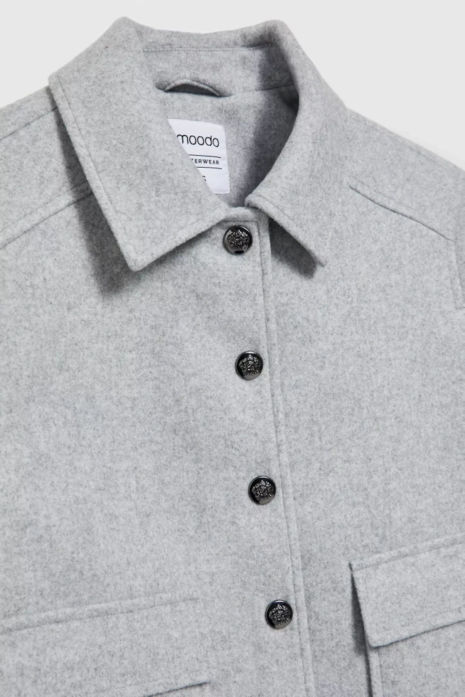 KURTKA DAMSKA L-KU-4302 GREY-pakiet