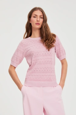 WOMEN'S SWEATER L-SW-4912 L.PINK