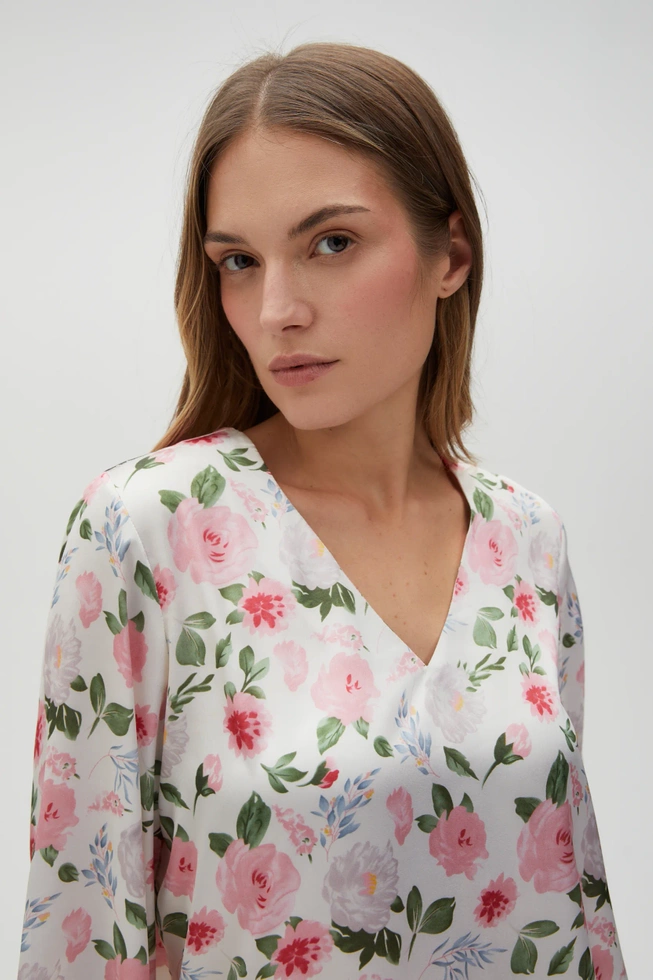 KOSZULA DAMSKA L-KO-4633 OFF WHITE-pakiet