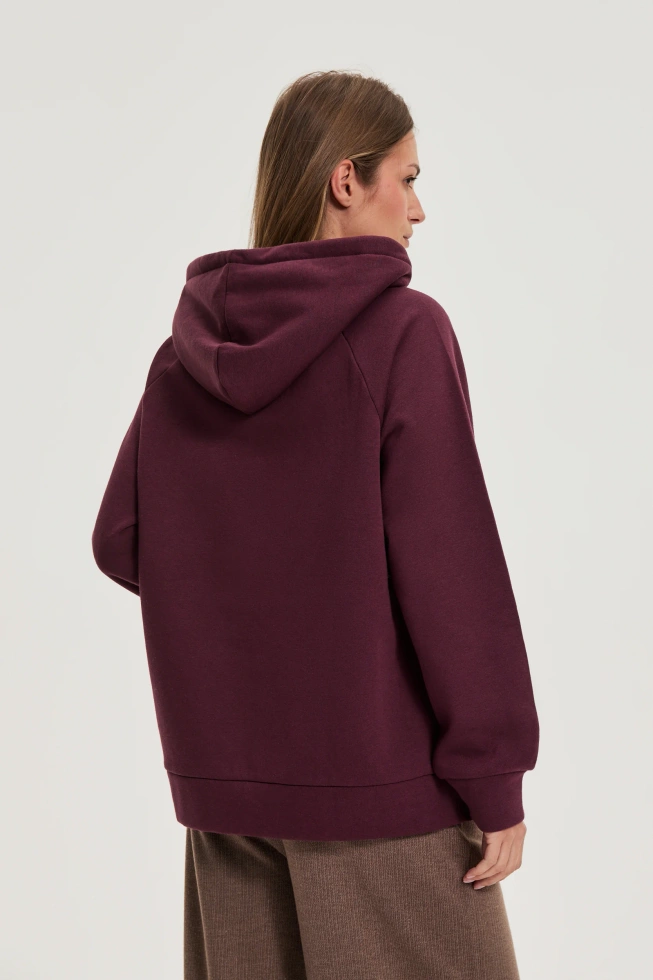 WOMEN'S SWEATSHIRT Z-BL-4820 BURGUNDY