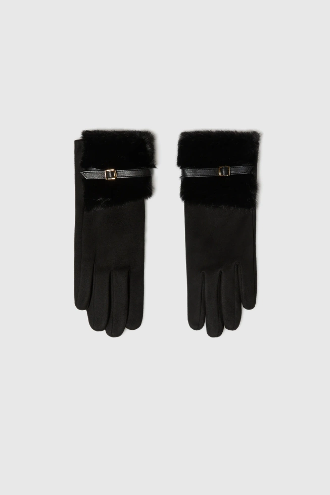 WOMEN'S GLOVES Z-RE-4800 BLACK