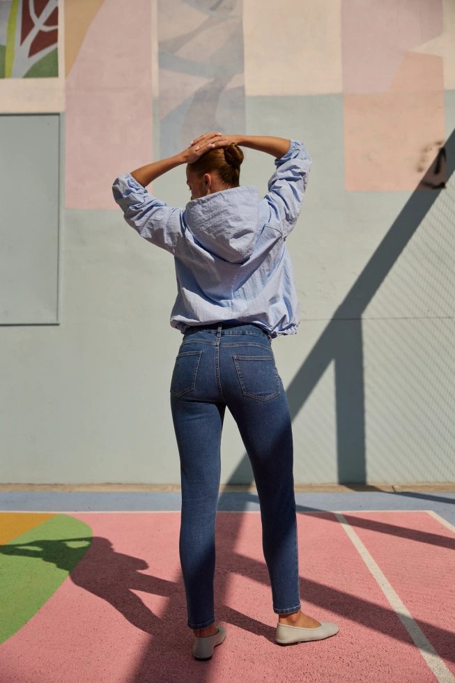 JEANSY DAMSKIE L-JE-4902 BLUE