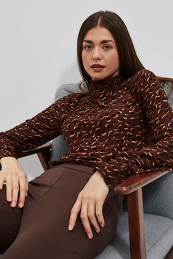 BLUZKA Z-TS-3907 BROWN