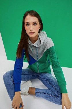 LADIES SWEATSHIRT L-BL-4003 GREEN