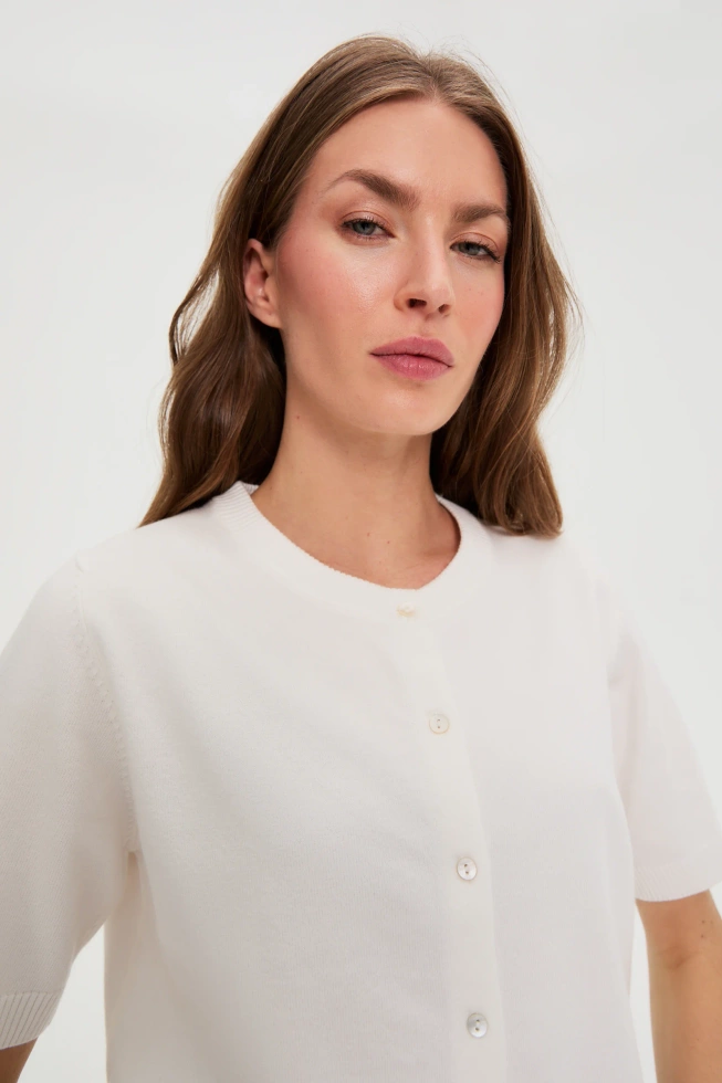 SWETER DAMSKI L-SW-4905 OFF WHITE