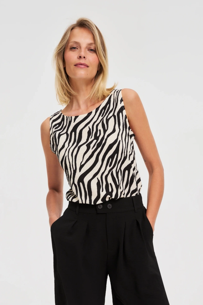 WOMEN'S TOP L-TS-4690 L.BEIGE