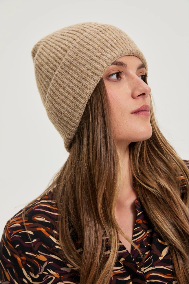 WOMEN'S HAT Z-CZ-4816 BEIGE MEL