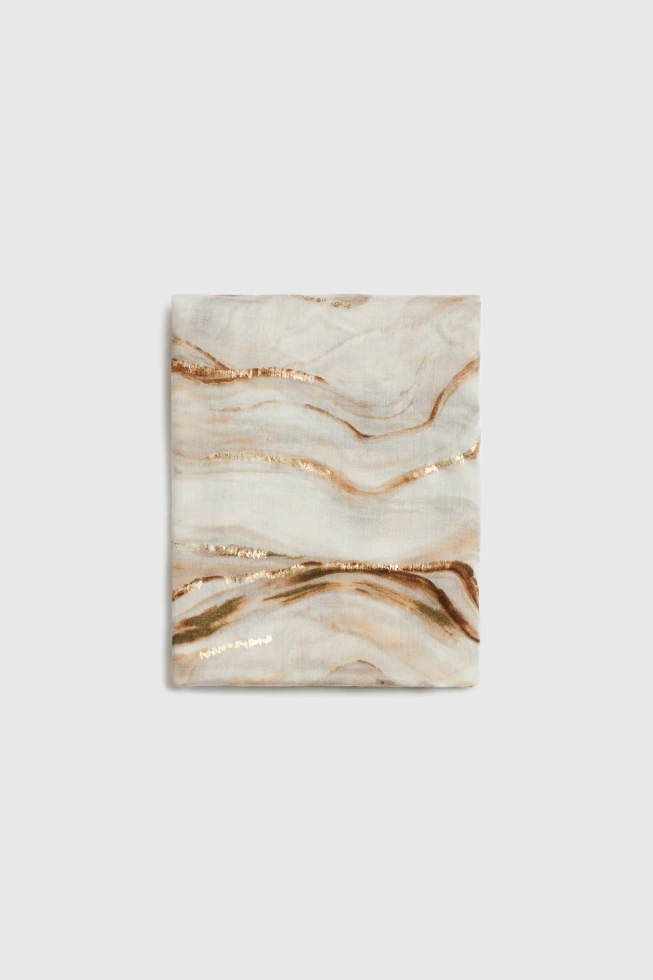 WOMEN'S SCARF L-SZ-4934 BEIGE