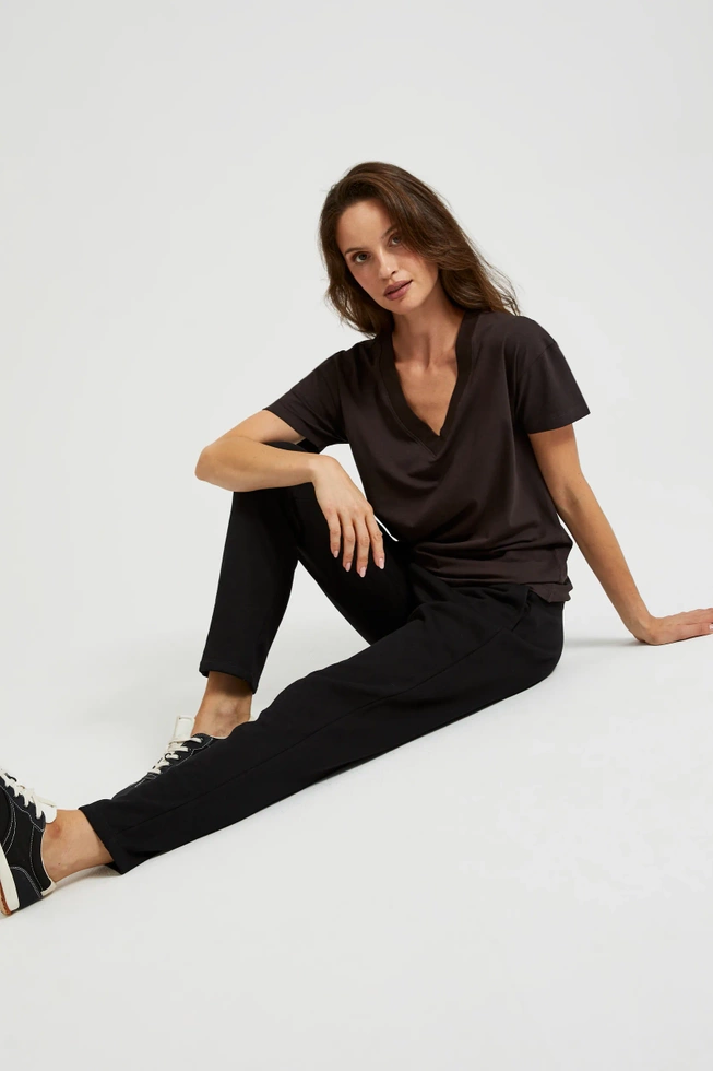 WOMEN'S JOGGING PANTS Z-DR-4500 BLACK-set