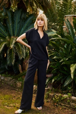 SPODNIE DAMSKIE L-SP-4623 BLACK