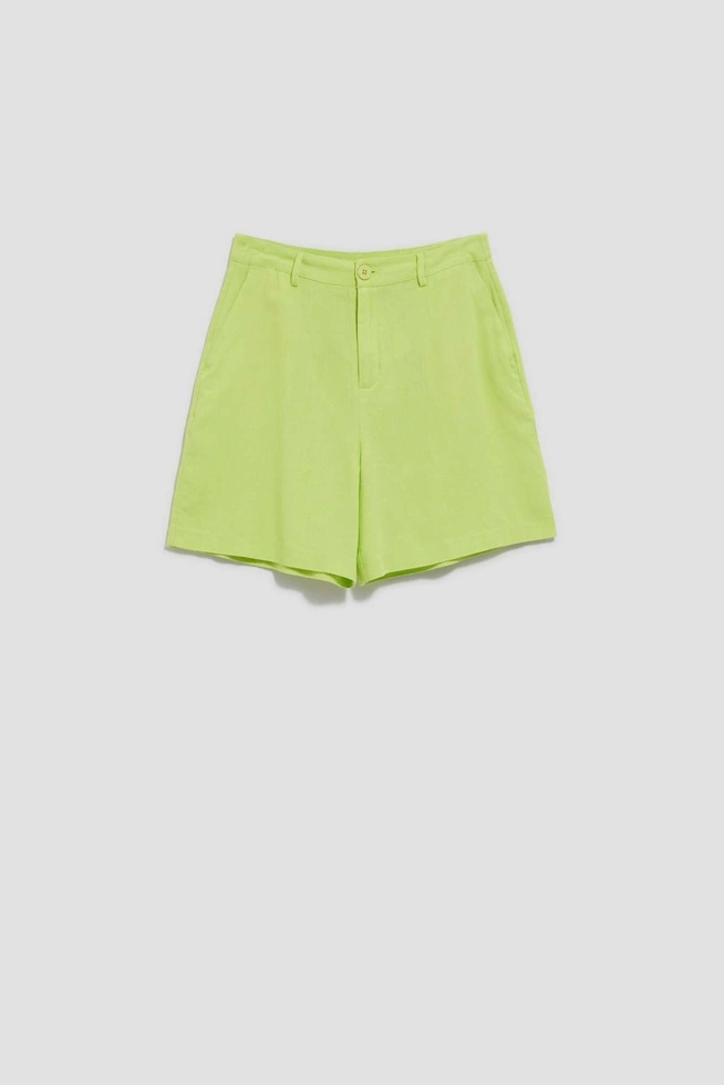 LADIES SHORTS L-SH-4020 L.GREEN