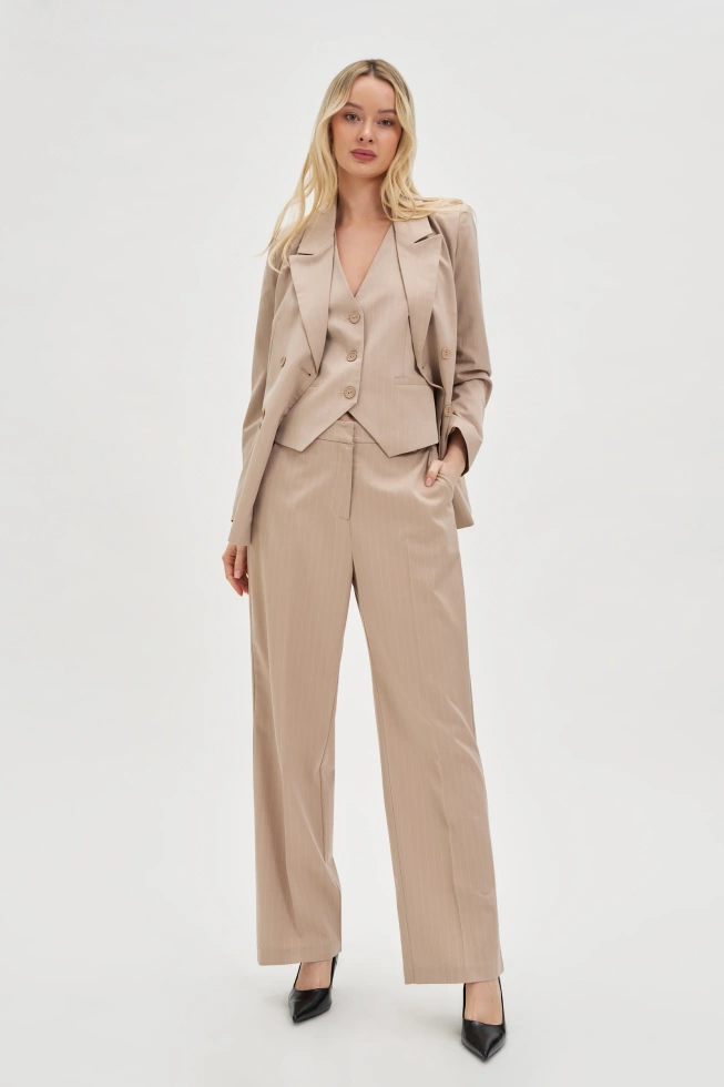 MARYNARKA DAMSKA L-MR-4613 L.BEIGE