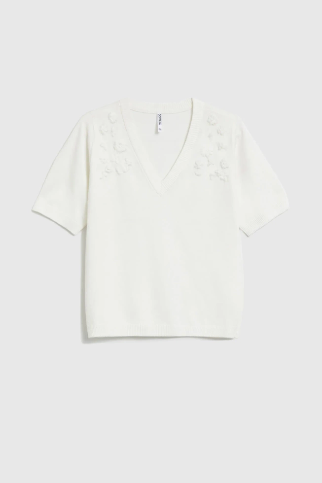 WOMEN'S SWEATER L-SW-4906 OFF WHITE