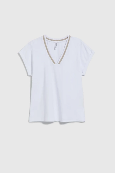 WOMEN'S TSHIRT L-TS-4648 WHITE