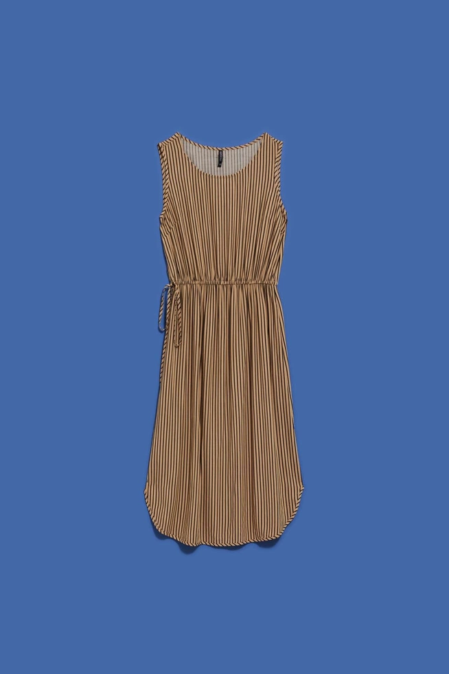 LADIES DRESS L-SU-4057 D.BEIGE