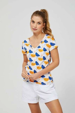 Cotton t-shirt with a print