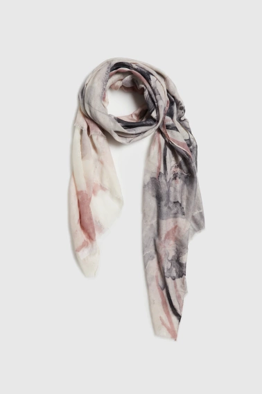 WOMEN'S SCARF L-SZ-4933 DUSTY PINK