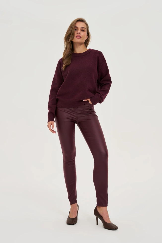 SWETER DAMSKI Z-SW-4879 BURGUNDY
