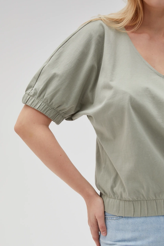 WOMEN'S TSHIRT L-TS-4619 OLIVE-set