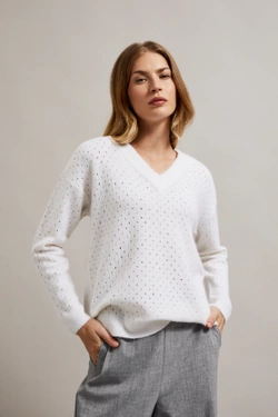 SWETER DAMSKI Z-SW-4519 OFF WHITE