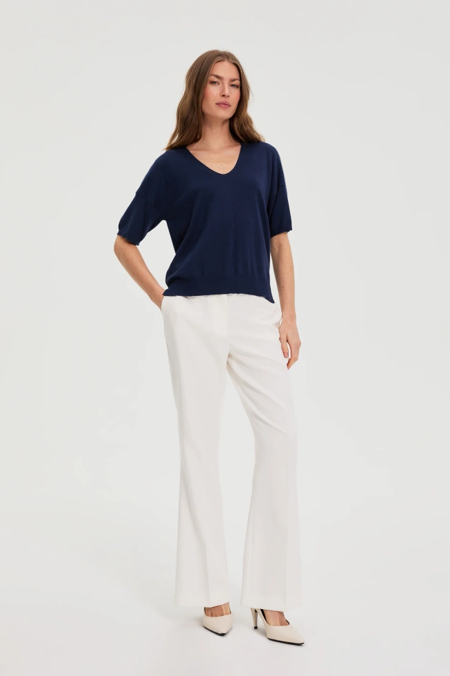 WOMEN'S SWEATER L-SW-4908 NAVY