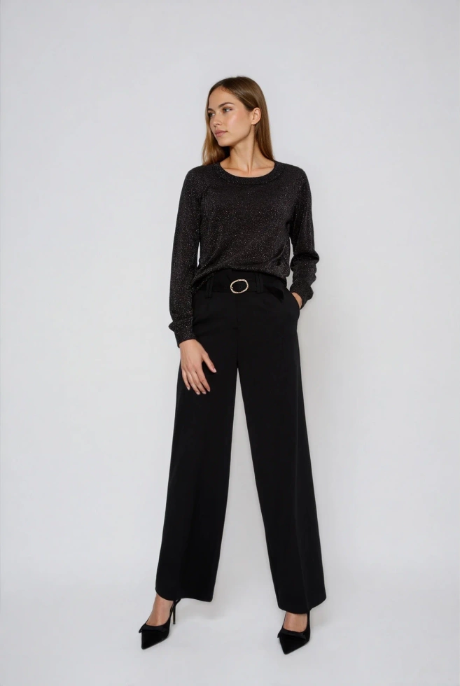 WOMEN'S SWEATER Z-SW-4868 BLACK-set