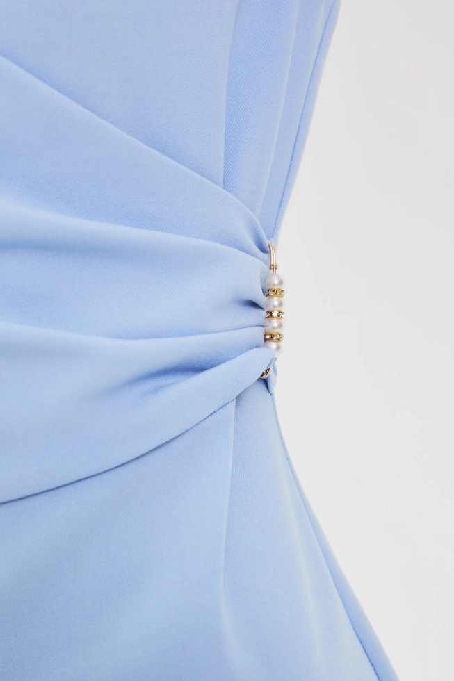 WOMEN'S DRESS L-SU-4942 L.BLUE